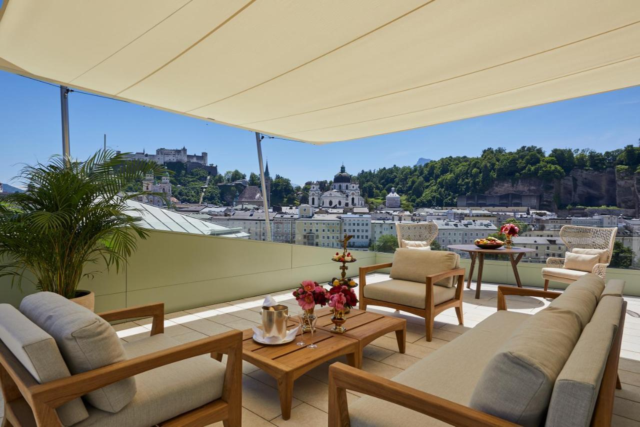 호텔 자허 잘츠부르크 외부 사진 The Terrace at the Hotel Sacher