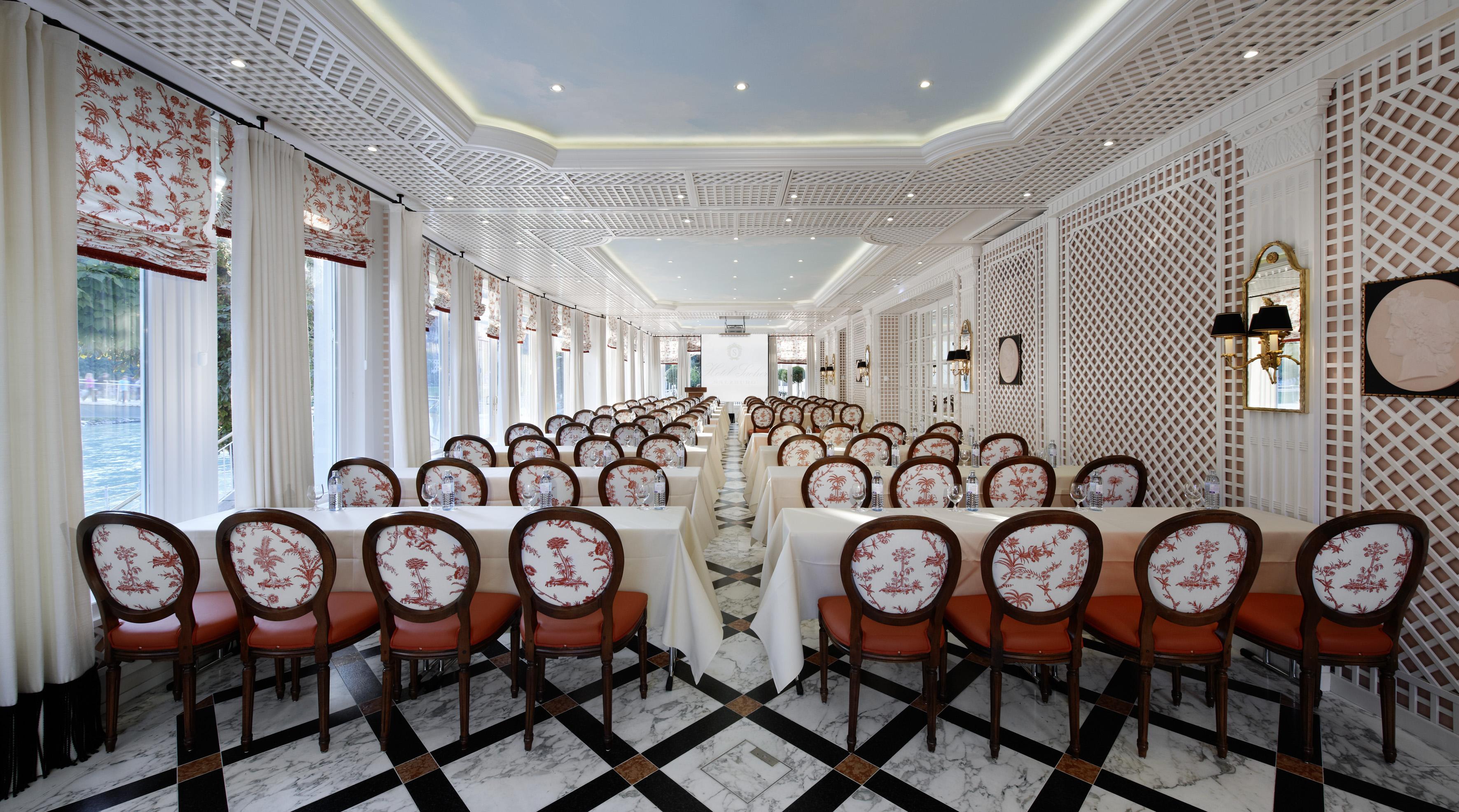 호텔 자허 잘츠부르크 시설 사진 The interior of the restaurant