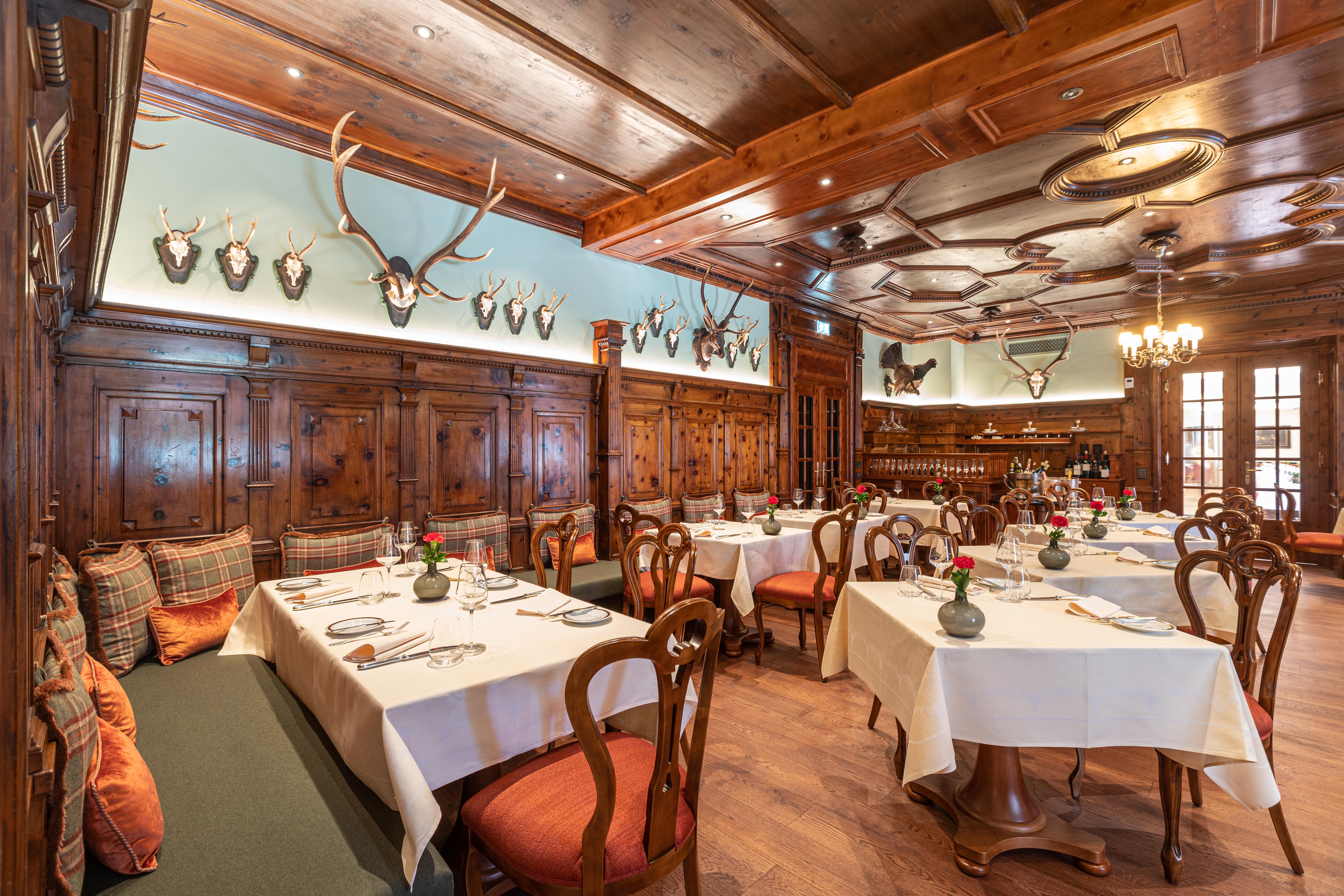 호텔 자허 잘츠부르크 외부 사진 Restaurant in the Hotel Axelmannstein